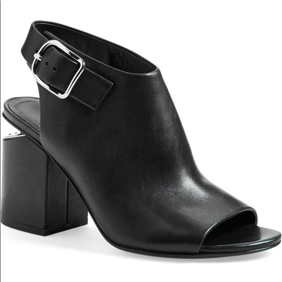 Alexander Wang Cutout Leather Nadia Sandal Heels - Picture 4 of 13